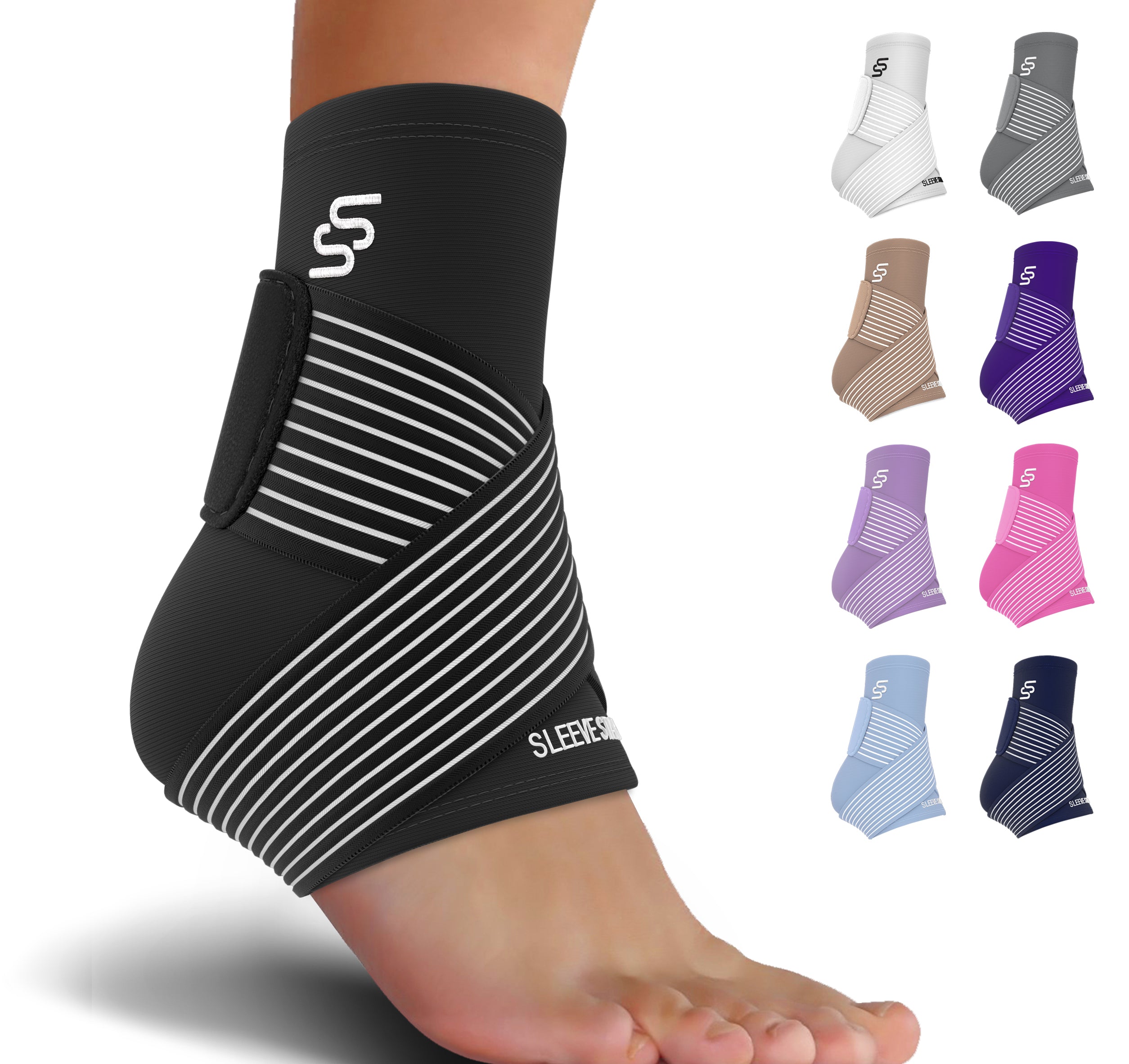 1 Pair Comfy Brace Ankle Support Braces Ankle Brace Elastic Foot