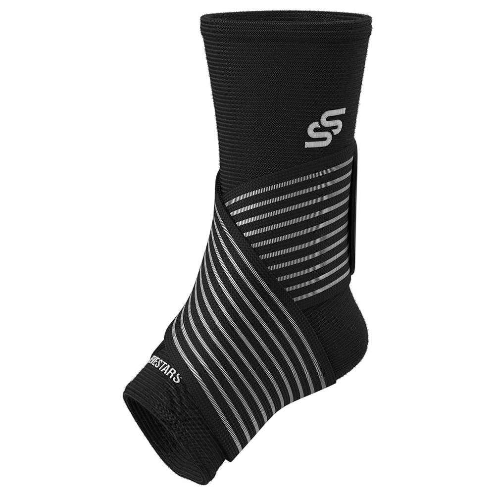 Sleeve Stars ankle brace worn on foot